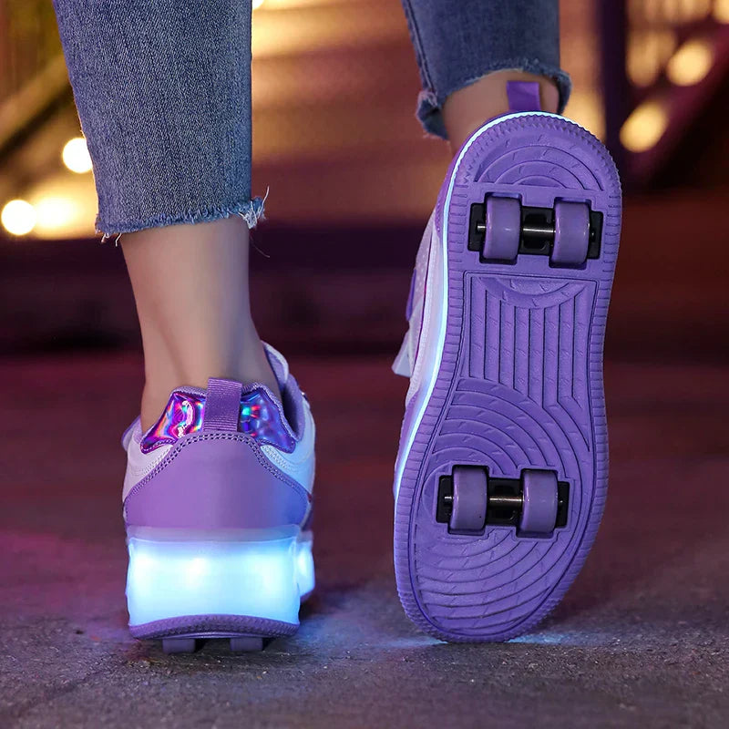 Zoe – Orthopädische Rollschuhe mit LED