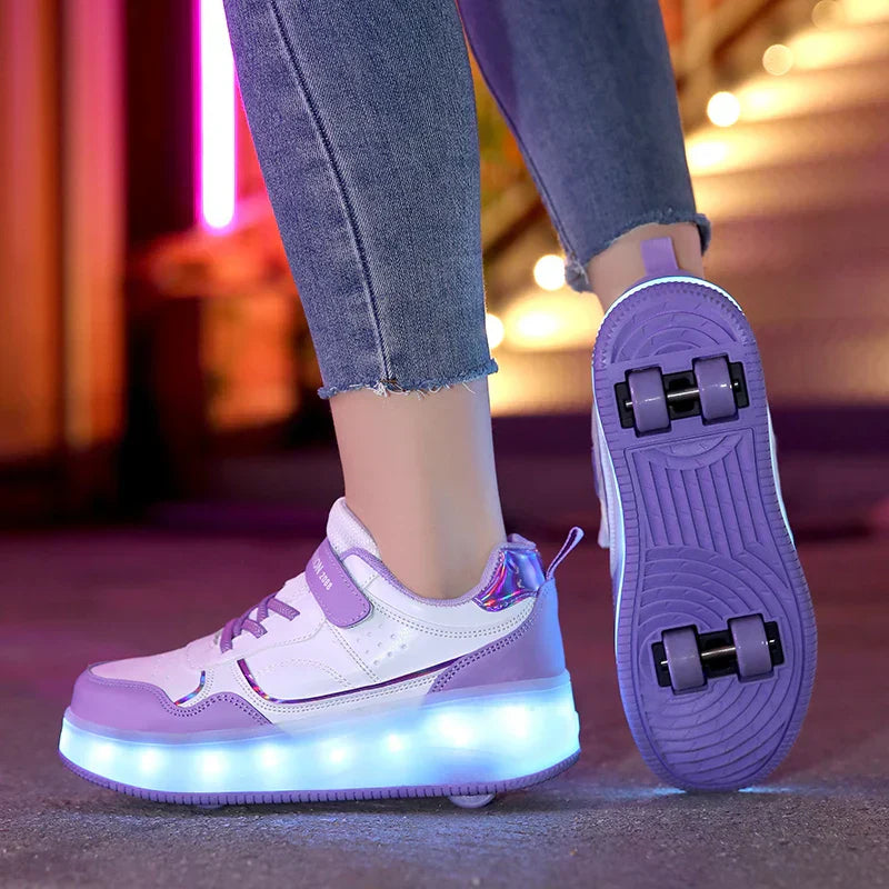 Zoe – Orthopädische Rollschuhe mit LED