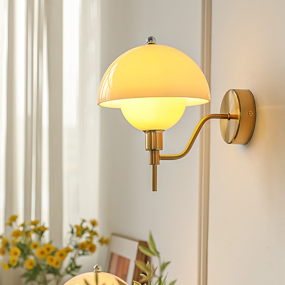 Wandleuchte Design Champignon Creme – Natürliche Eleganz und Gemütliche Atmosphäre