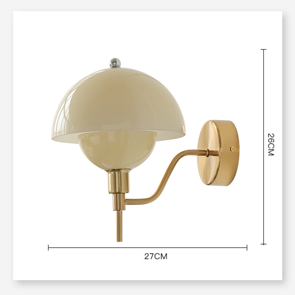 Wandleuchte Design Champignon Creme – Natürliche Eleganz und Gemütliche Atmosphäre