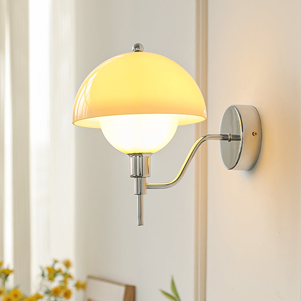 Wandleuchte Design Champignon Creme – Natürliche Eleganz und Gemütliche Atmosphäre