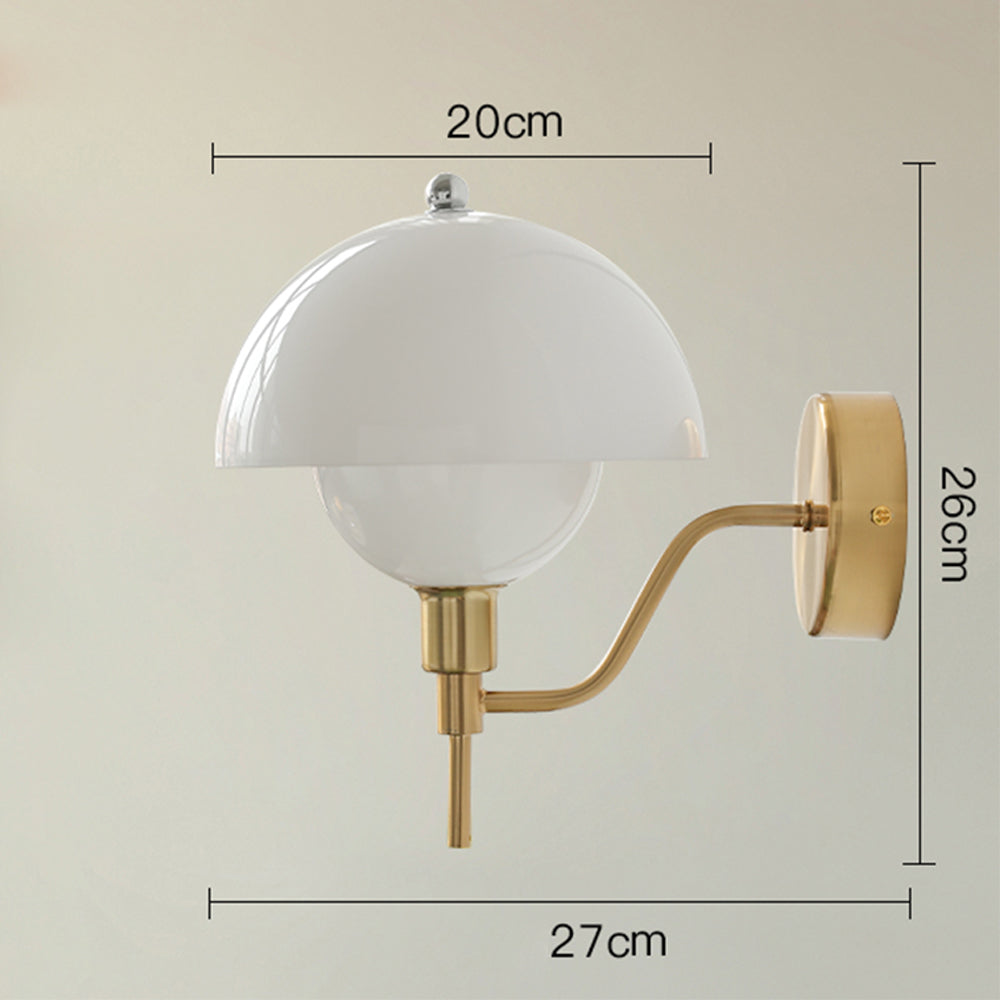Wandleuchte Design Champignon Creme – Natürliche Eleganz und Gemütliche Atmosphäre