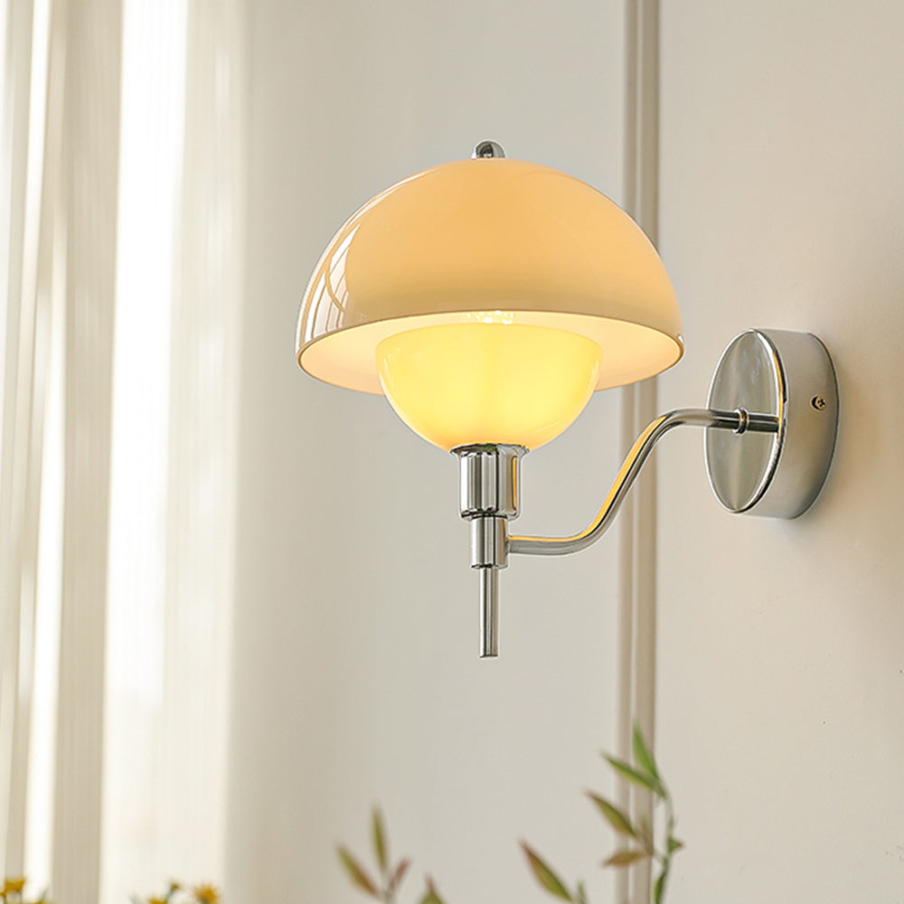 Wandleuchte Design Champignon Creme – Natürliche Eleganz und Gemütliche Atmosphäre