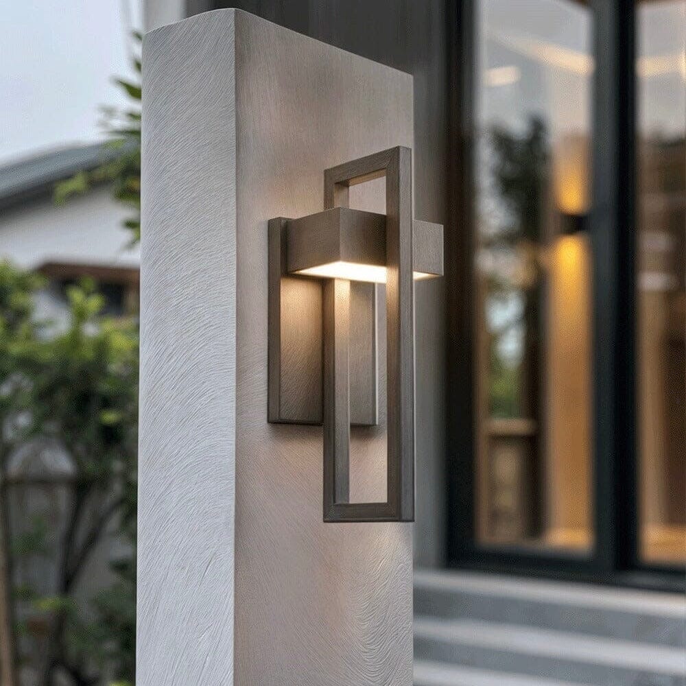 Elegante LED-Wandleuchte für Außenbereiche