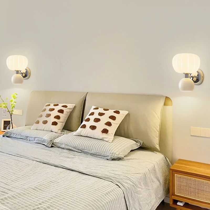 Moderne LED-Wandlampe Creme – Energiesparende Dekolampe für Wohnzimmer und Schlafzimmer