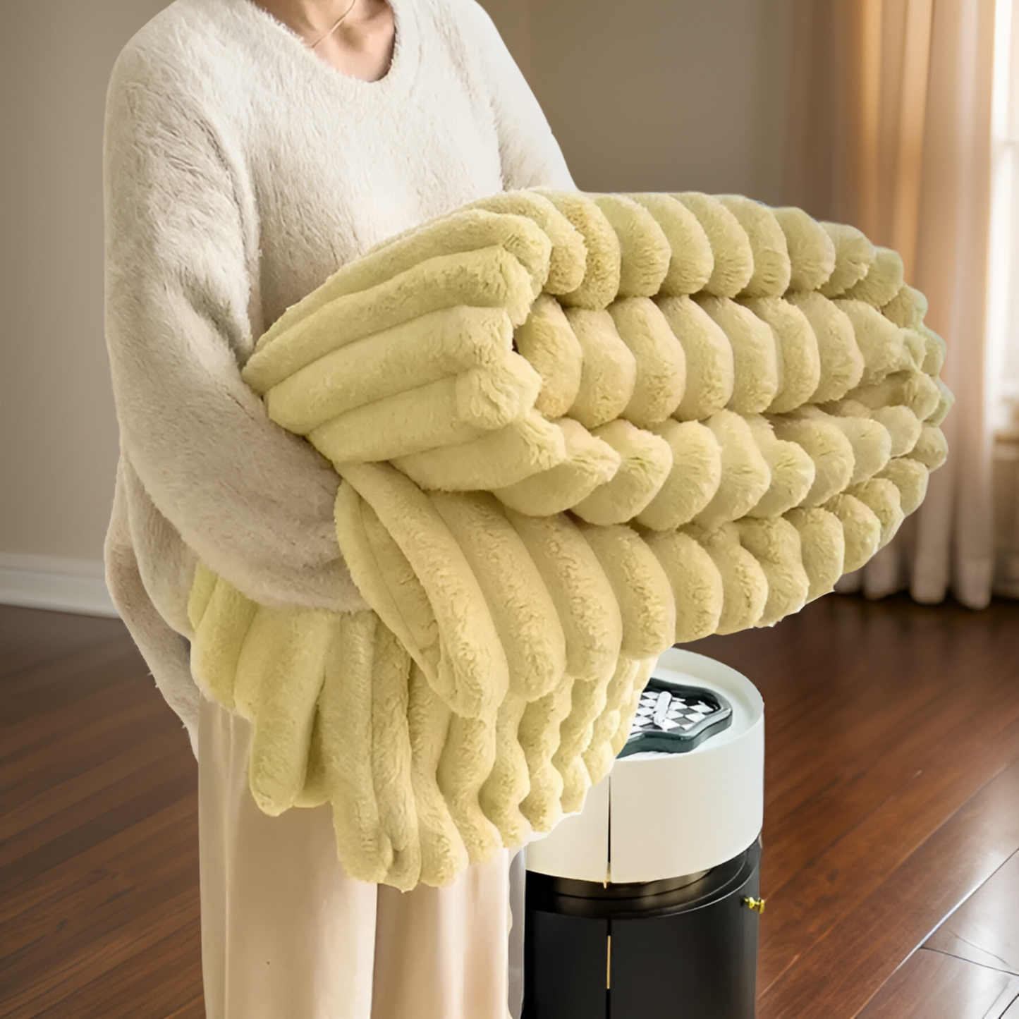Fleece-Decke für gemütlichen Komfort im Wohnzimmer und für den Hausgebrauch