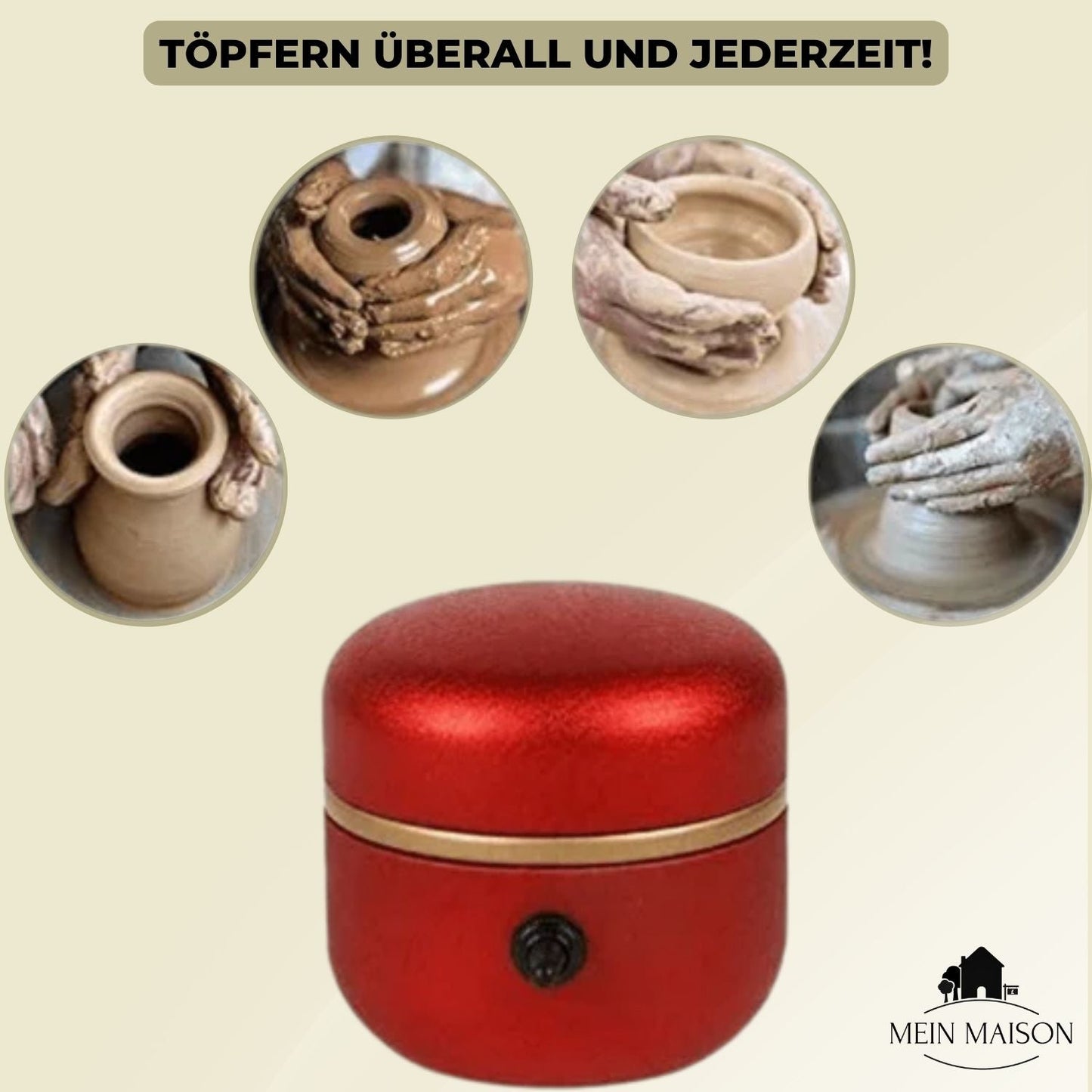 PotteryPlay™ - Lernen Sie die Kunst des Töpferns zu Hause