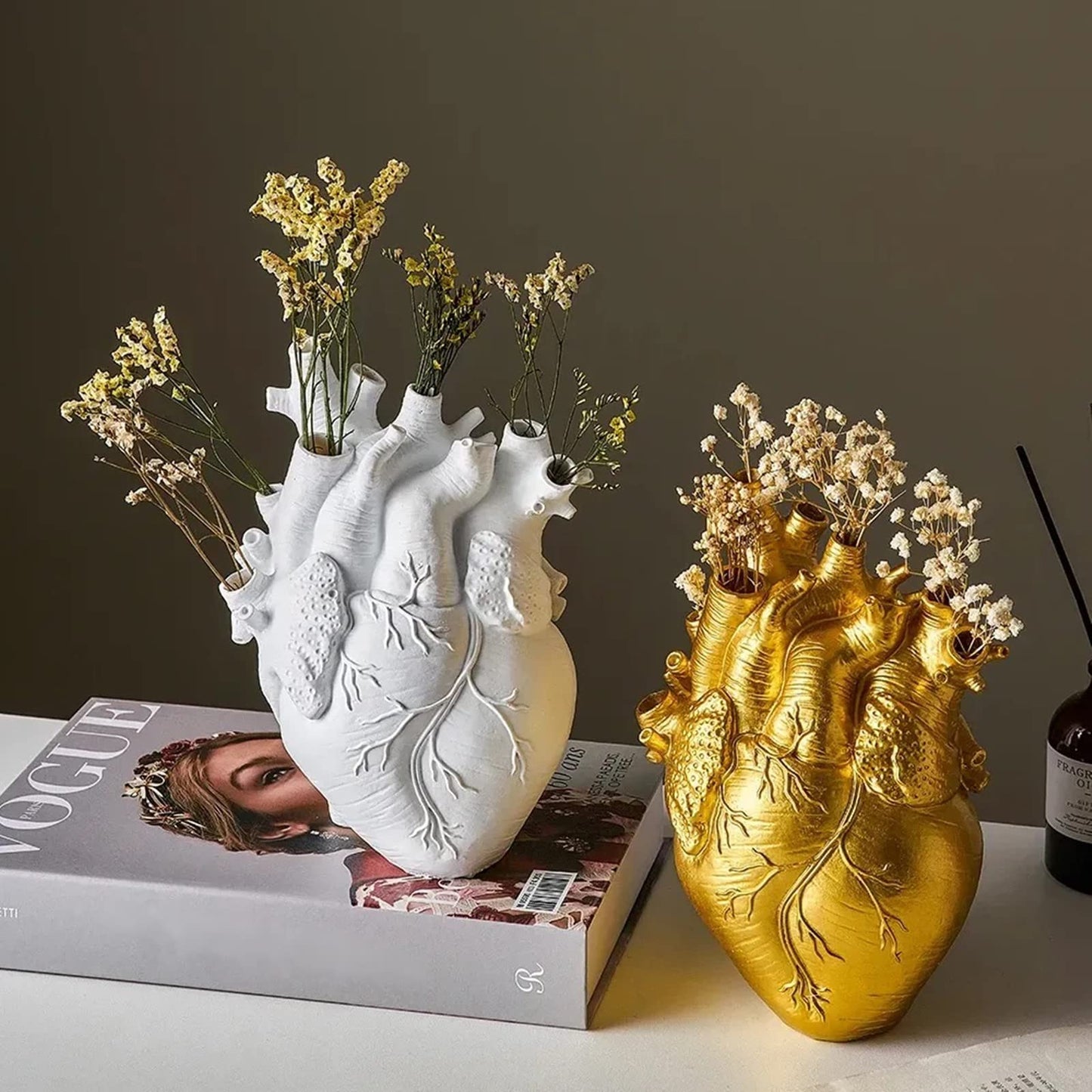 Garduru herzförmiges Harz Vase Dekor