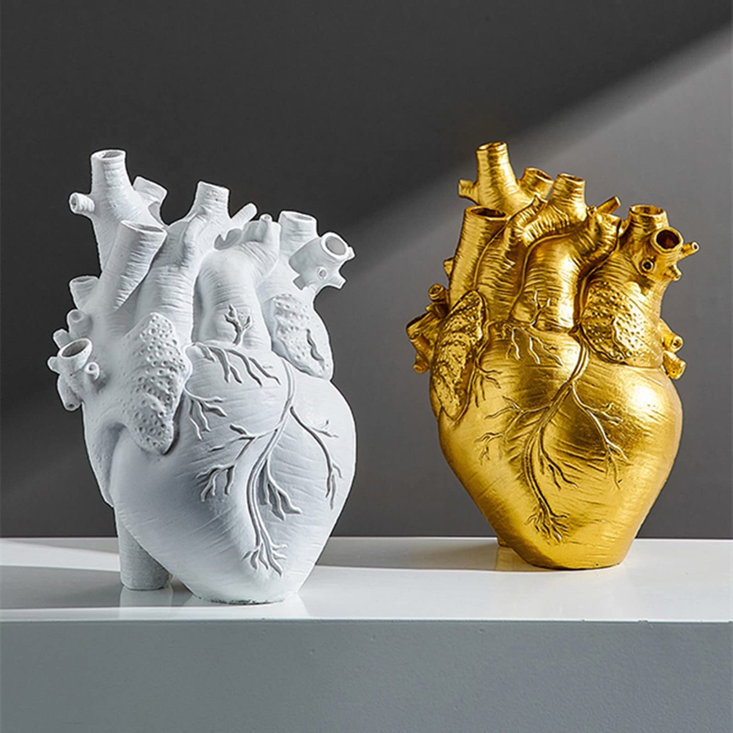Garduru herzförmiges Harz Vase Dekor