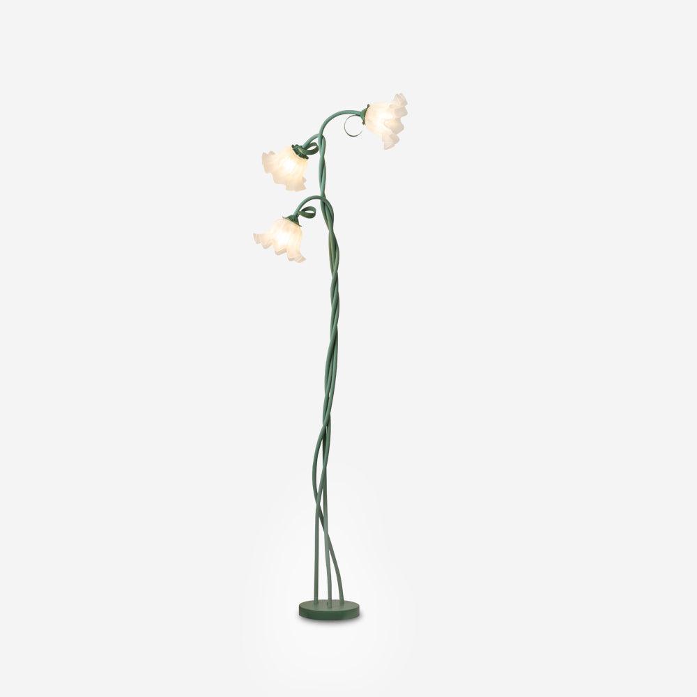 Stehlampe Calla Flowers – Elegante Beleuchtung mit weißen Blumen und raffiniertem Design