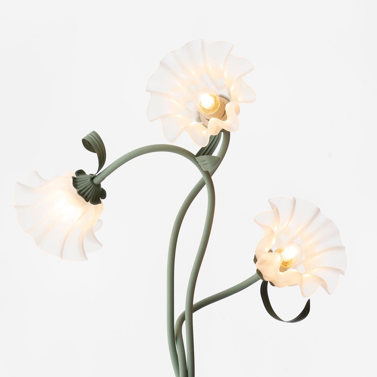 Stehlampe Calla Flowers – Elegante Beleuchtung mit weißen Blumen und raffiniertem Design