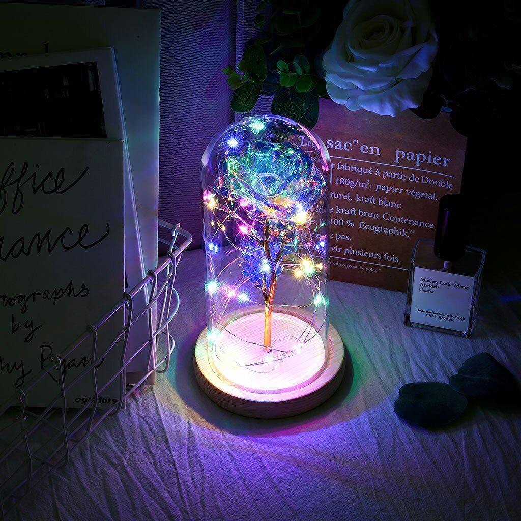 RoseVive – Luxus Ewige Rose unter Glänzendem Glasdome