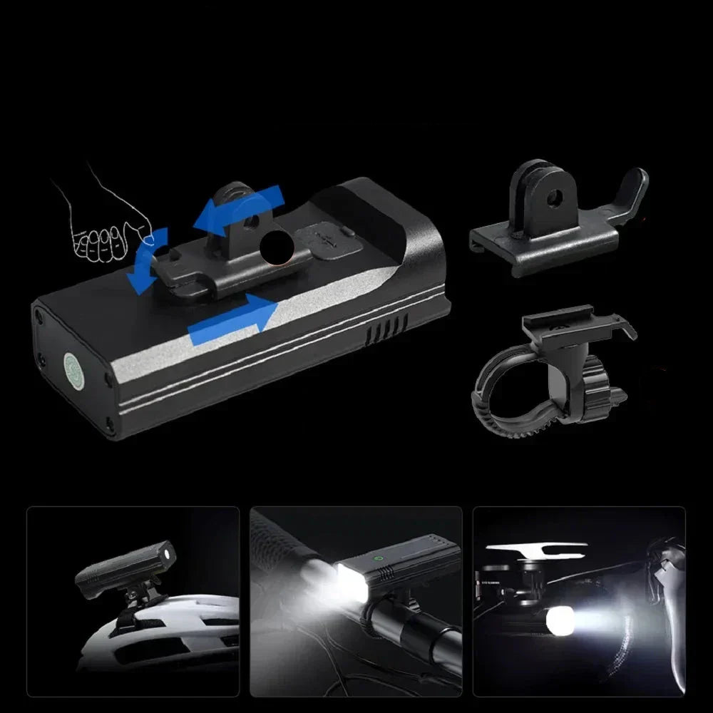 Garduru Power Beam – Ultrahelle Fahrradlampe mit 5000 Lumen & 10000-mAh-Akku
