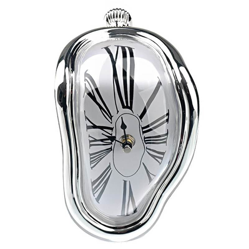 DaliTime – Künstlerische Schmelzender Uhr mit ikonischem Elegant für Tisch oder Regal