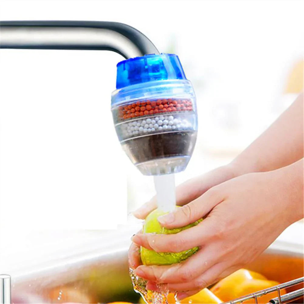 Wasserhahnfilter mit Mineralperlen für sauberes und gefiltertes Leitungswasser