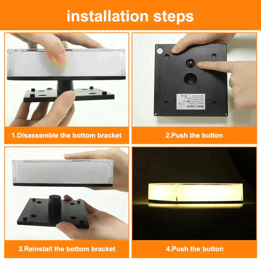 Garduru Out Solar Light – Moderne wasserdichte LED-Wandlampe für den Außenbereich (IP65)