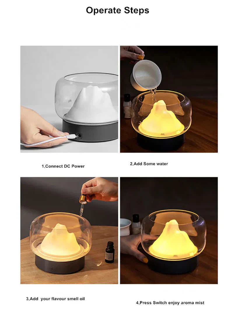 Royaleva Glint Luxus Duftdiffusor - Eleganter Aroma Diffusor mit Ambient LED-Beleuchtung
