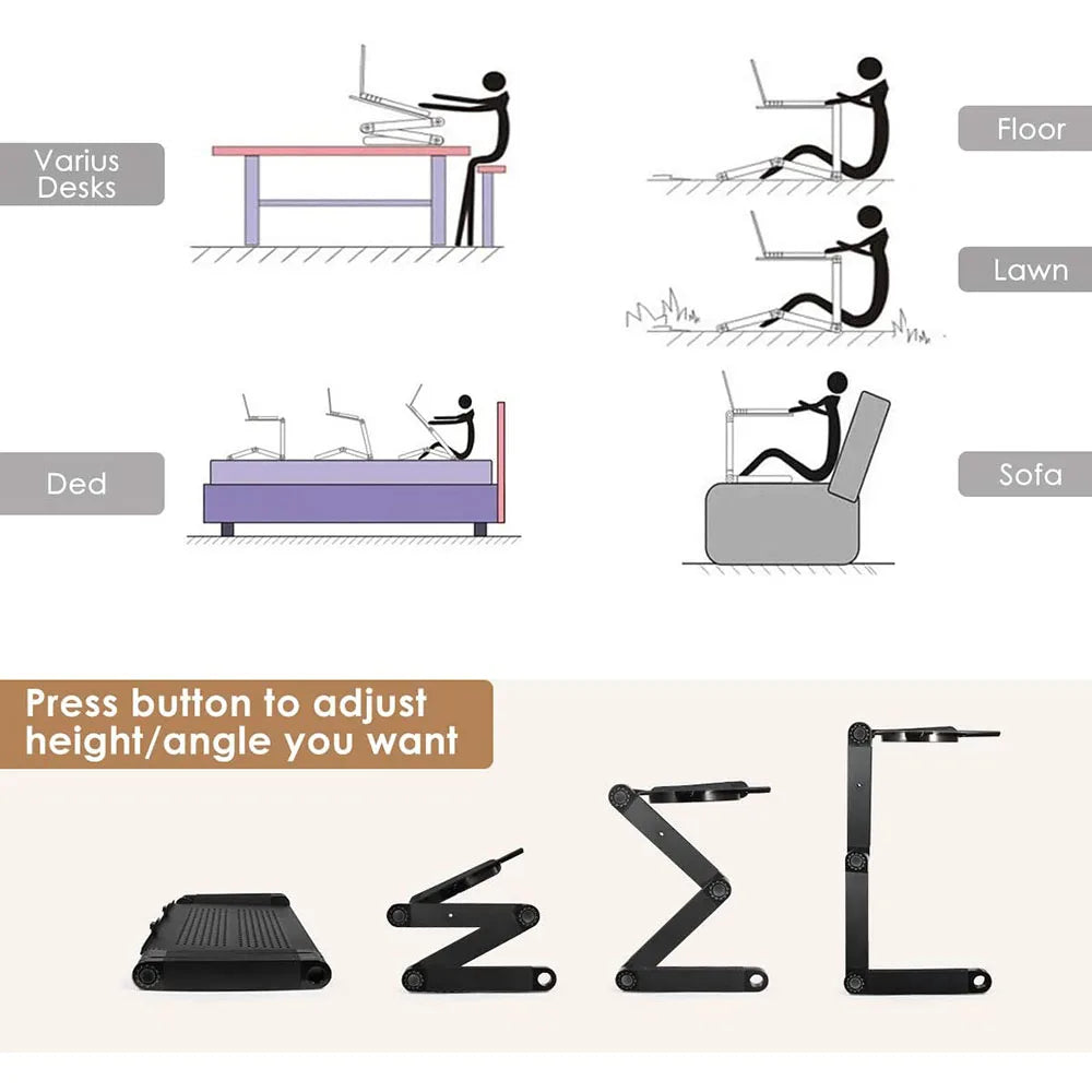 360° Verstellbarer Ergonomischer Laptop-Ständer