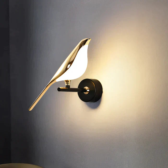 Vogel-förmige Wandlampe für stimmungsvolle Beleuchtung | NatureGlow