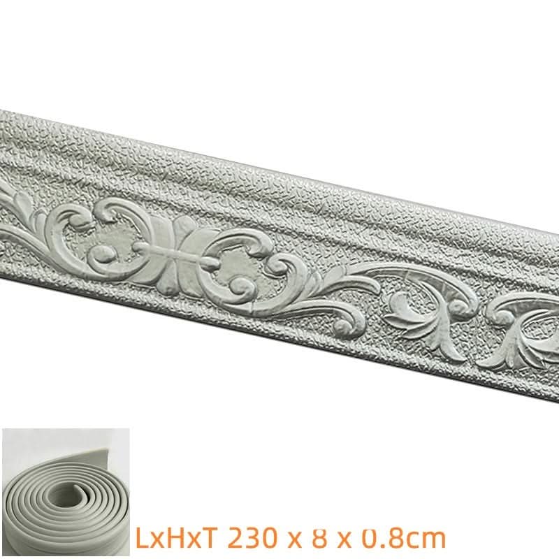 Garduru-Sockel - Selbstklebende Garduru-Wandeinfassung Streifen x 230 cm