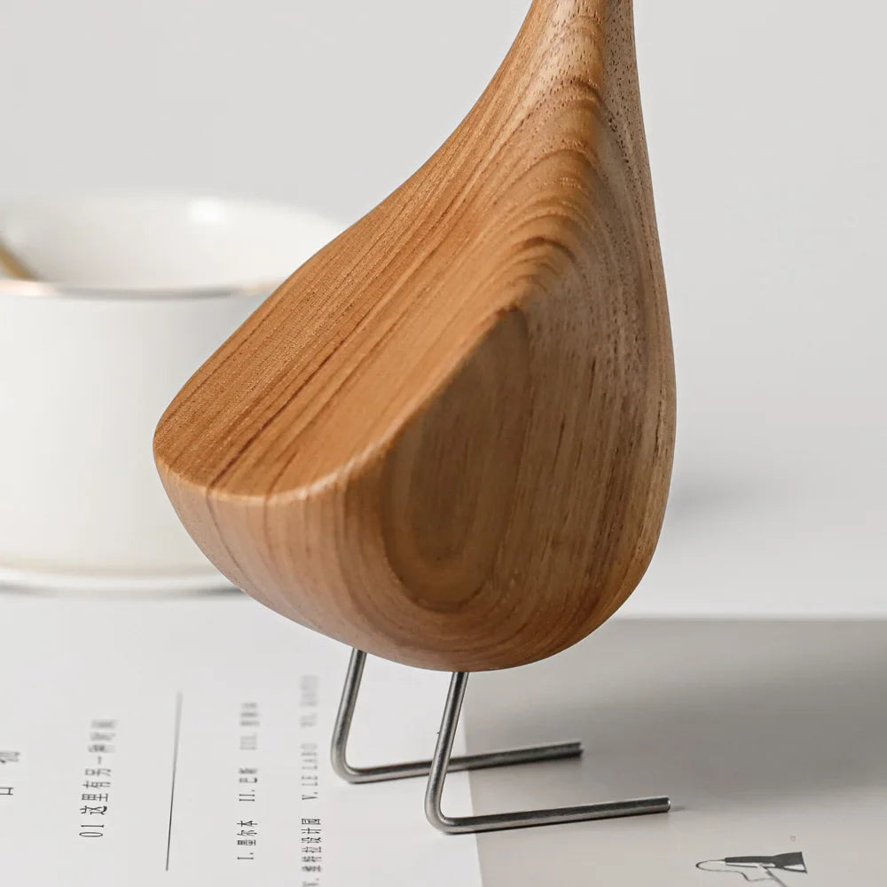 Nordische Holz-Gans Figuren