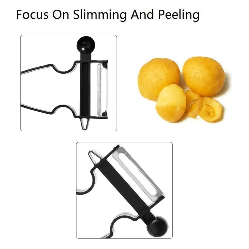 3-in-1 Gemüseschäler Set – Multifunktionales Küchengerät