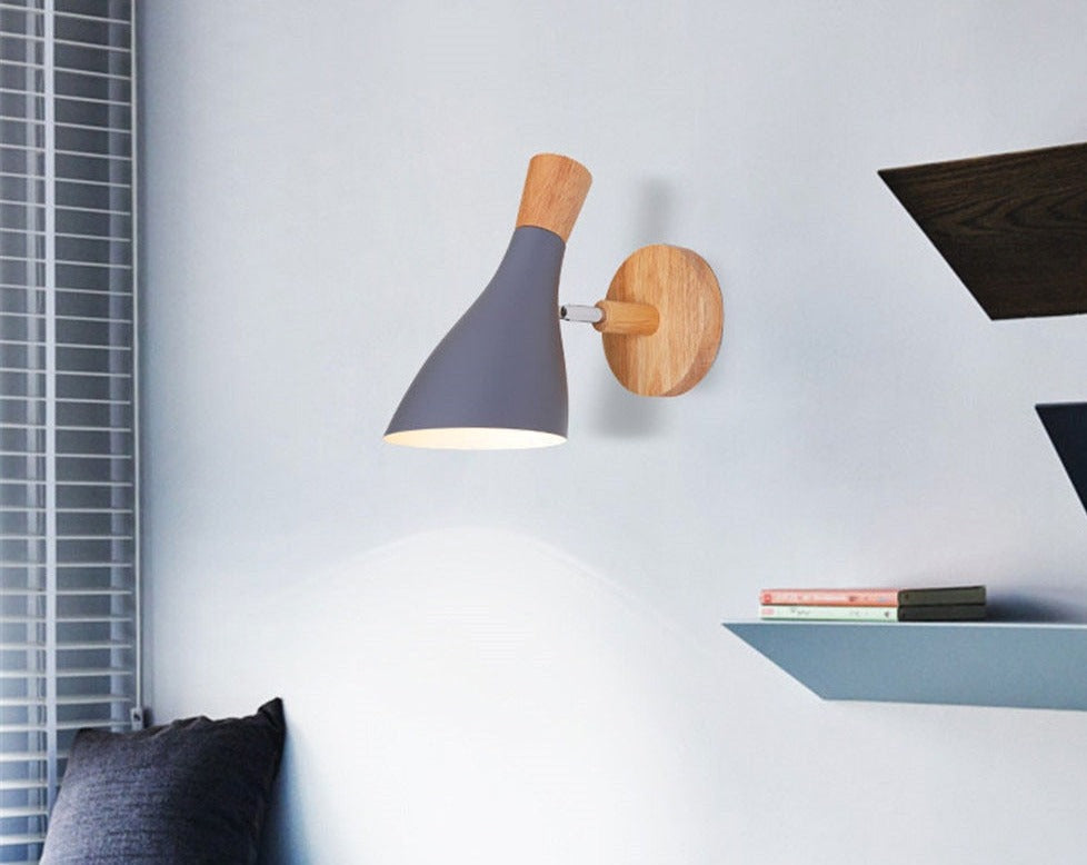 Garduru - Moderne LED Holz Wandleuchte für das Schlafzimmer