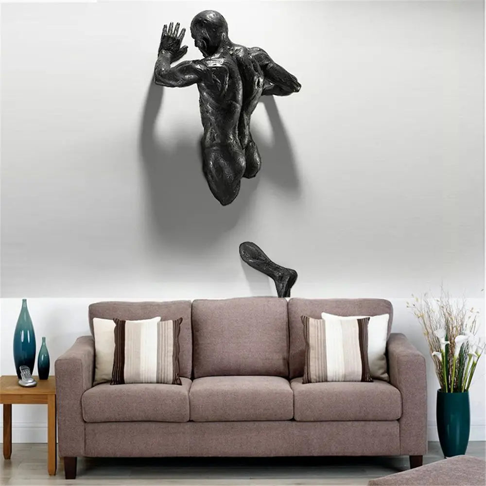 3D abstrakte Wand Skulptur