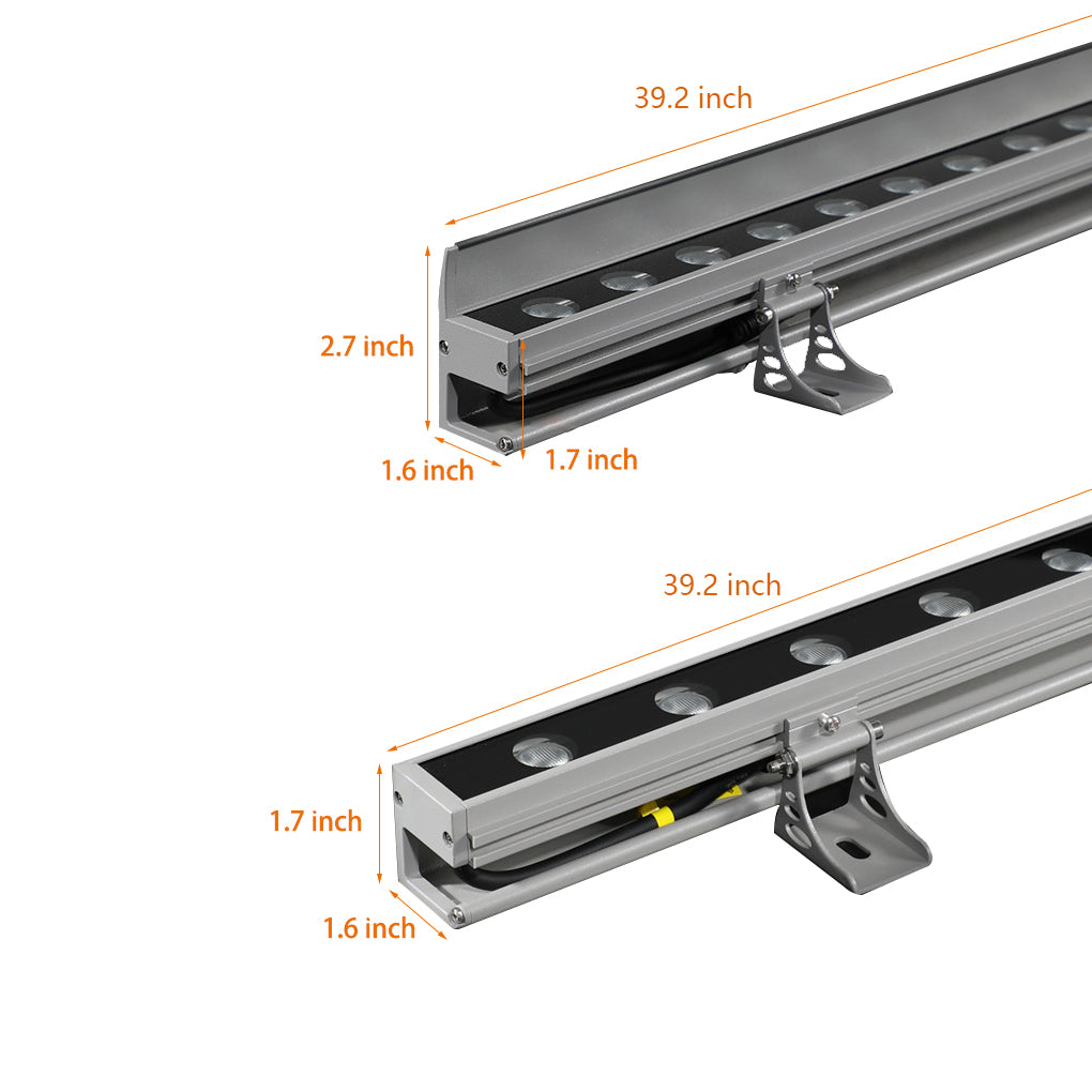 Outdoor LED Wandleuchte Aluminium Uplighter