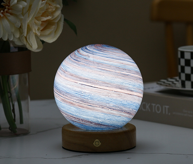 Royallure Glas Mond Sphere – Fesselnde Mondlampe für entspannende und ruhige Atmosphäre