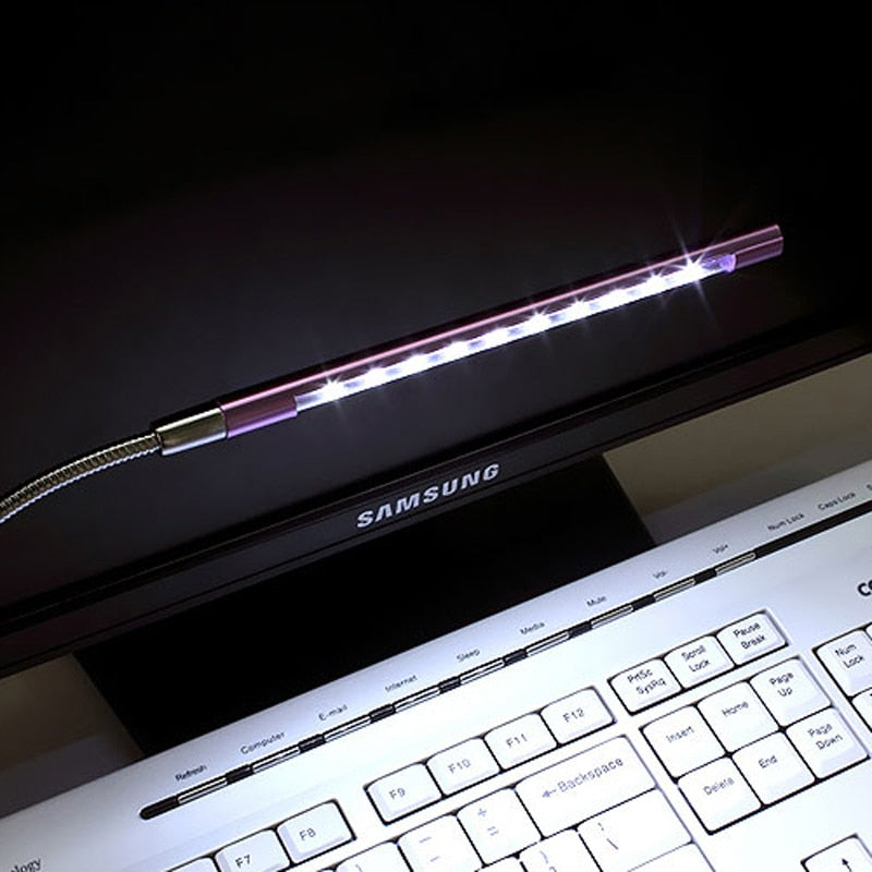 RoyaleGlow USB-Tastaturlicht - Flexible LED-Lampe für Tastatur