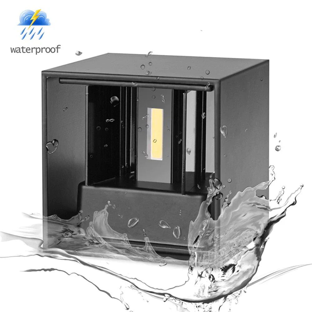 Wasserdichte LED Wandleuchte – Verstellbarer Winkel Innen- & Außenbeleuchtung