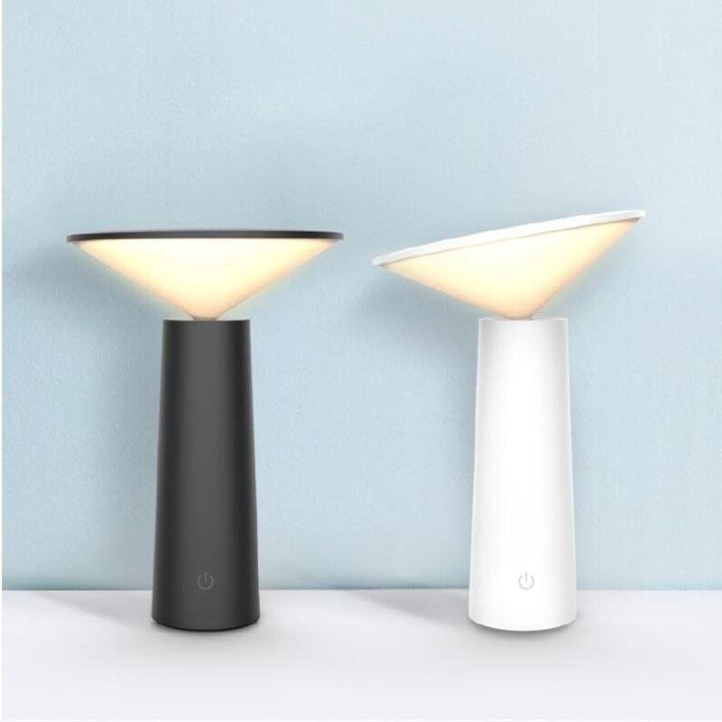 PalmGlow – Wiederaufladbare LED-Tischlampe mit warmem Design und dimmbarer Funktion