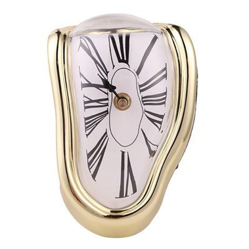 DaliTime – Künstlerische Schmelzender Uhr mit ikonischem Elegant für Tisch oder Regal