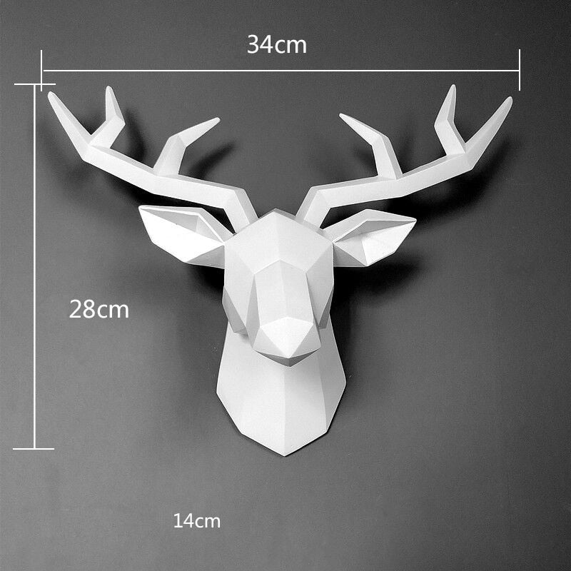 3D Rentier | Moderne Kunst "Hirsch"
