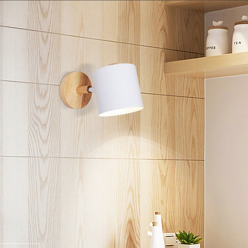Garduru - Moderne LED Holz Wandleuchte für das Schlafzimmer