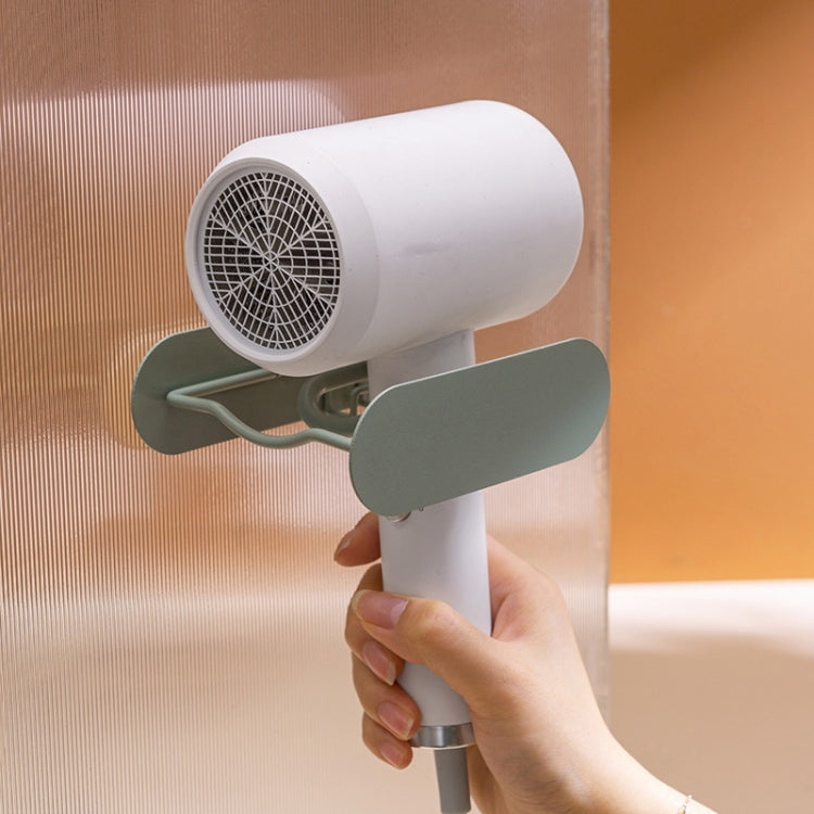 Haartrocknerhalter für Badezimmer – Grün – Wandmontage ohne Bohren