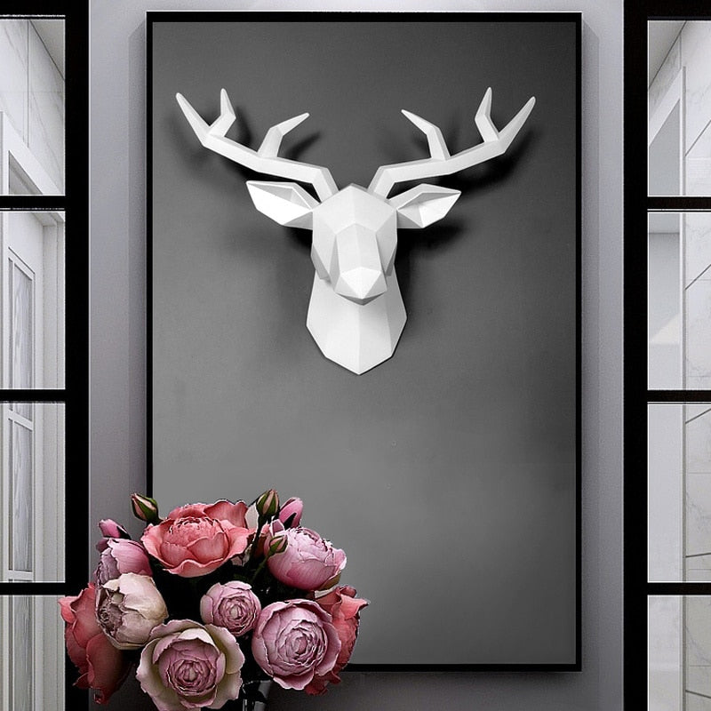 3D Rentier | Moderne Kunst "Hirsch"