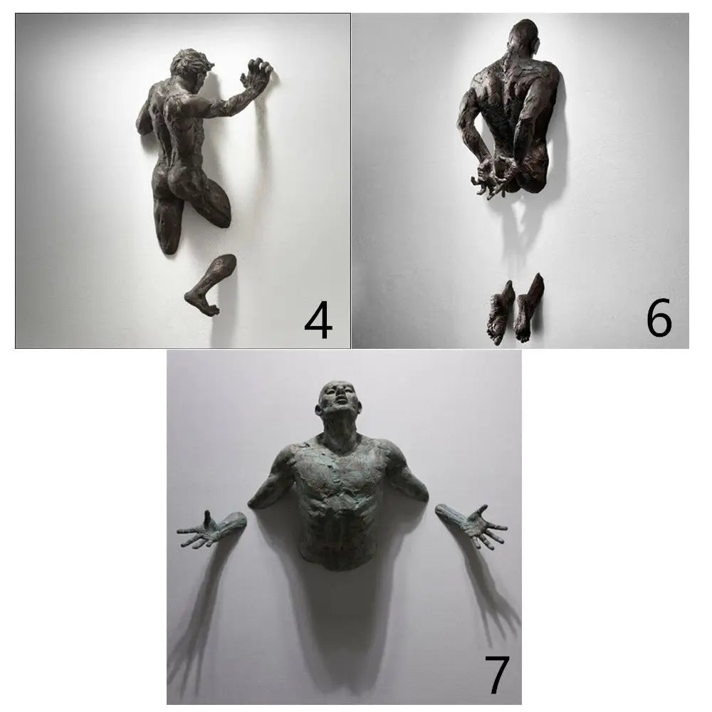 3D abstrakte Wand Skulptur