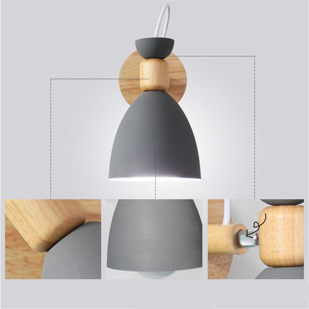 Garduru - Moderne LED Holz Wandleuchte für das Schlafzimmer