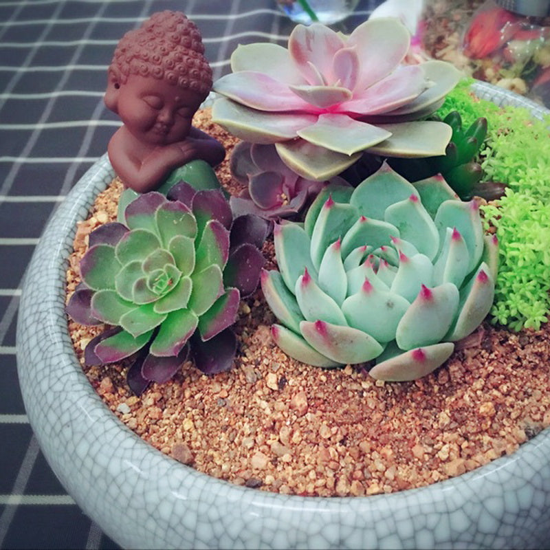 Kleine meditierende Buddhafiguren