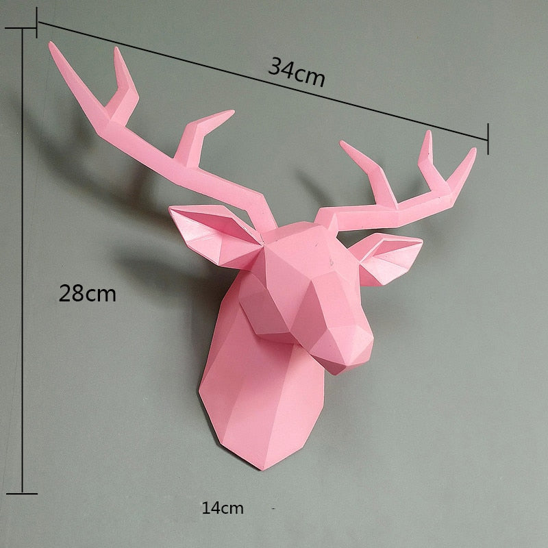 3D Rentier | Moderne Kunst "Hirsch"