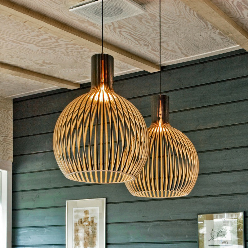 Garduru Holz Pendelleuchte