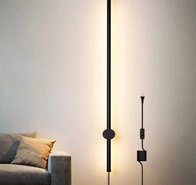 Minimale Wandlampe mit Stecker | LuxeLight