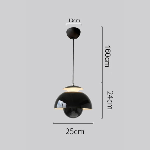 Moderne Nordische LED-Hängelampe - Elegantes Design in Blumenknopf-Form