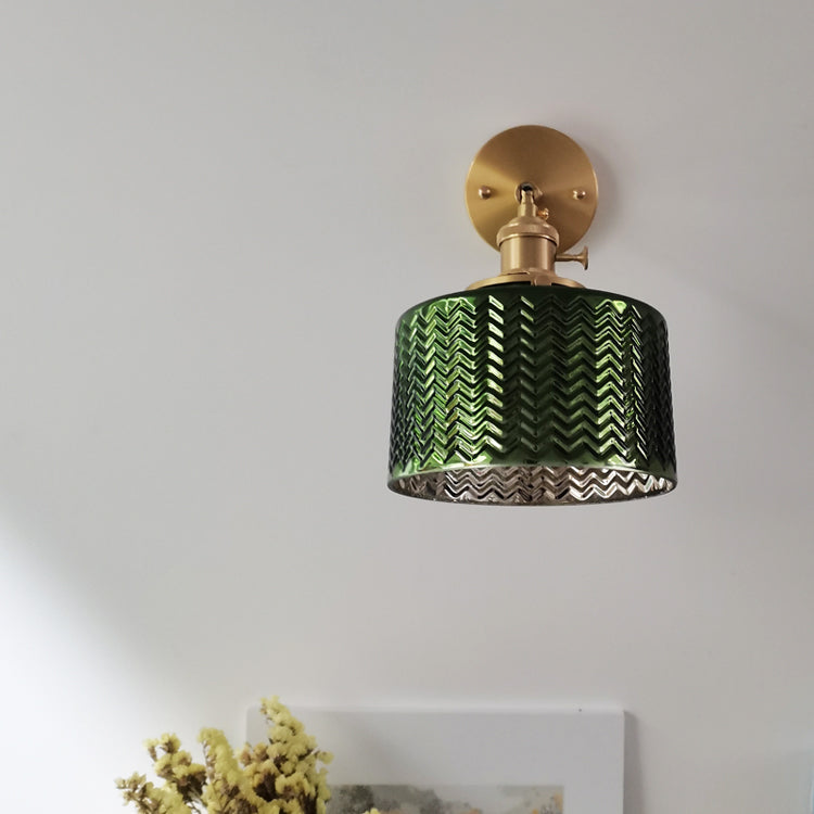 RoyaleGlow Stilvoller Moderner Zylindrischer Glas Wandleuchte - Elegante Innenbeleuchtung