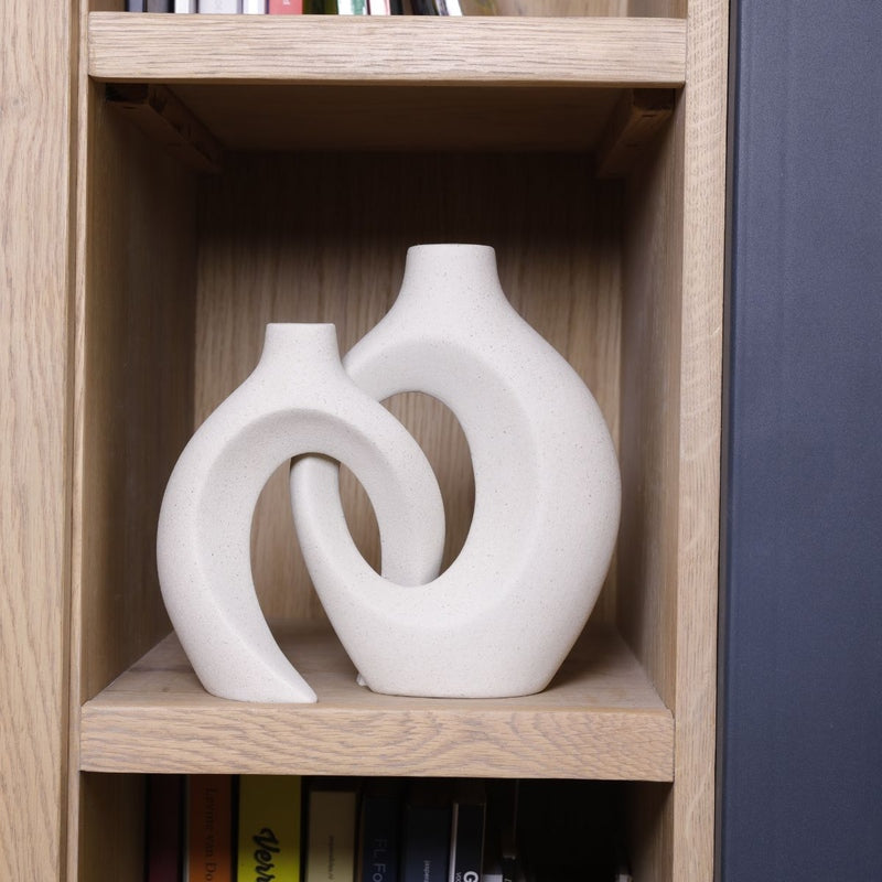 FloréWeave – Künstlerische Blume Vase mit Geflecht Design für elegante Blumenarrangements