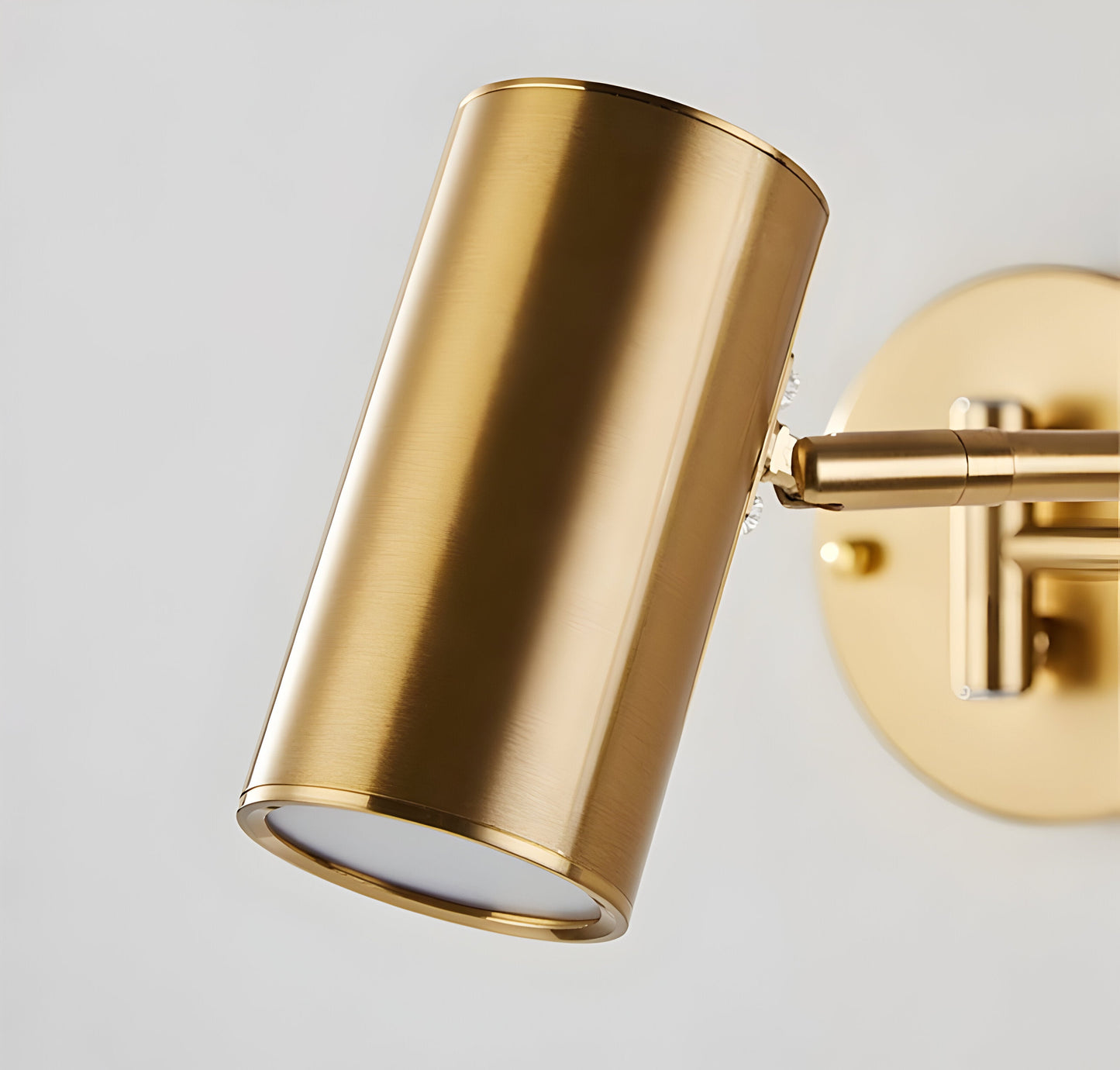Verstellbare Arm Wandleuchte - Flexible Gold & Schwarz Wandlampe - Wandlampen Design für Schlafzimmer