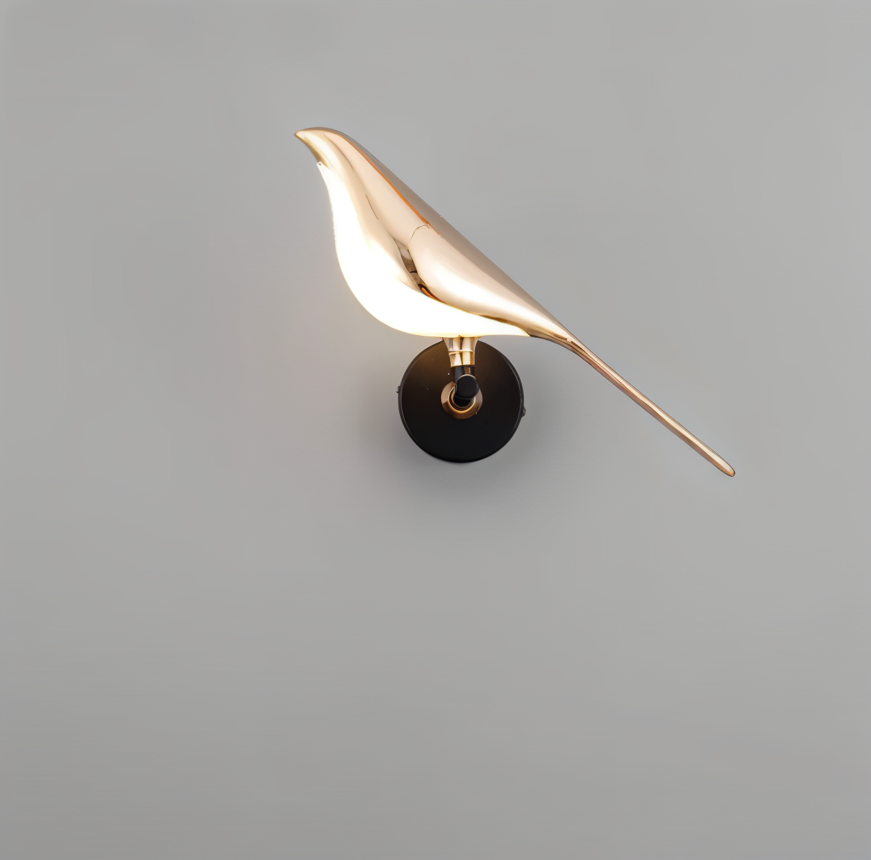 Aves Glow - Goldener Vogel Drehbare Wandleuchte - Dekorative Wandleuchte LED