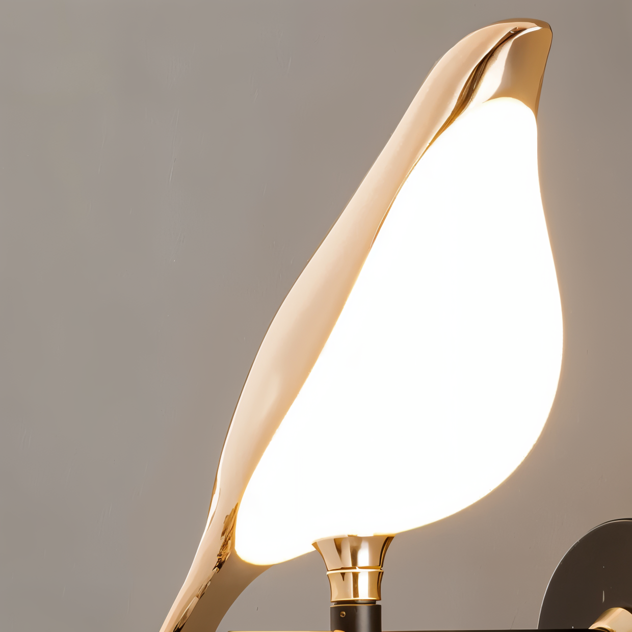 Aves Glow - Goldener Vogel Drehbare Wandleuchte - Dekorative Wandleuchte LED
